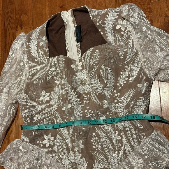Vintage 80’s style Swiss Lace maxi skirt  and blouse Luxury set - Picture 12 of 17